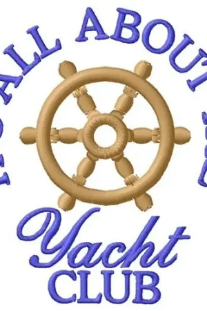 About Yacht Club Embroidery Design Seasonal Sale