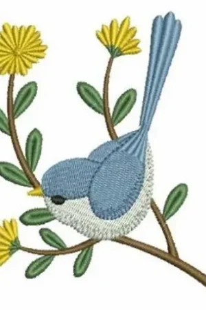 Blue Bird Embroidery Design Hot Picks