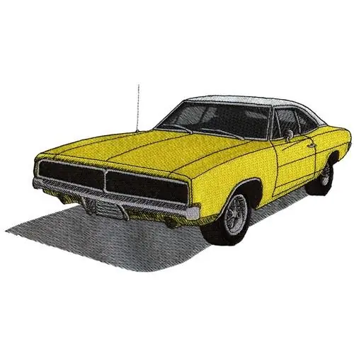 Markdown Charger Embroidery Design