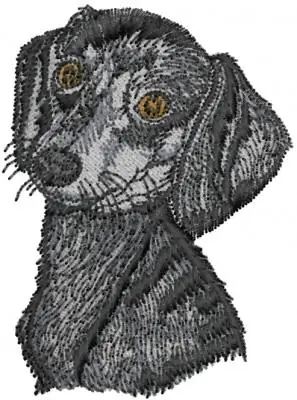 Trending Dachshund Head Embroidery Design