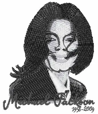 Certified Michael Jackson Embroidery Design