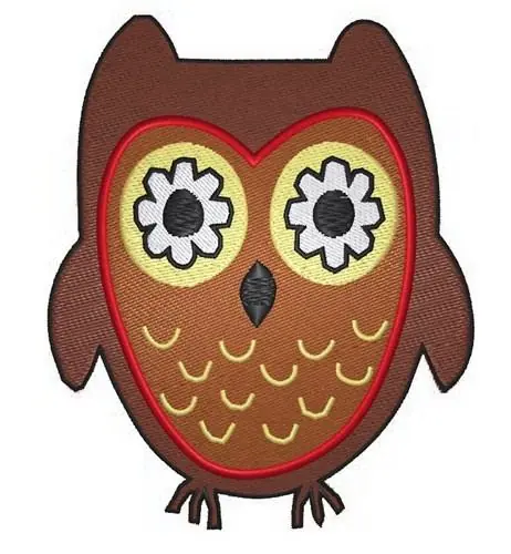 Owl Embroidery Design Factory Price