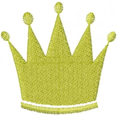 Crown Embroidery Design Next Day Delivery