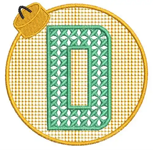 Xmas Ornament D Embroidery Design Grab Now