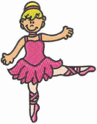 Premium Prima Ballerina Embroidery Design