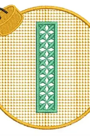 Xmas Ornament I Embroidery Design Low Price