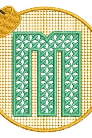 Xmas Ornament M Embroidery Design Don’t Miss Out