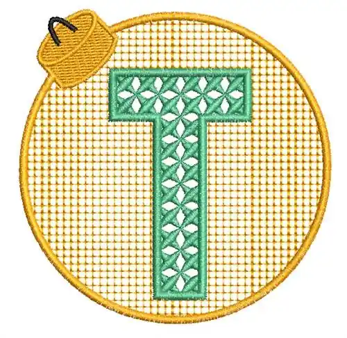 Instant Buy Xmas Ornament T Embroidery Design