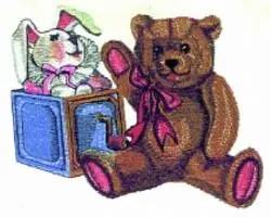 Grab Now Teddy Bear & Toys Embroidery Design