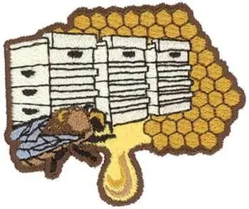 Last Chance Beekeeper Logo Embroidery Design