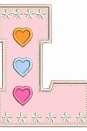 Applique 050 Embroidery Design Modern