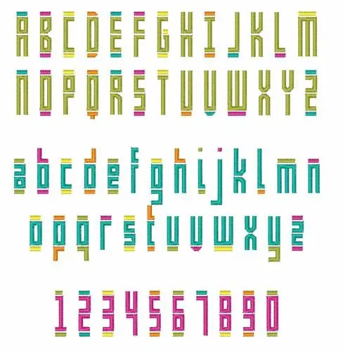 Stacked Font by Concord Collections on EmbroideryDesigns.com Best Choice