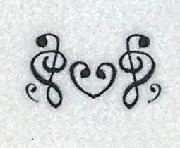 Treble Clefs Embroidery Design Don’t Miss Out