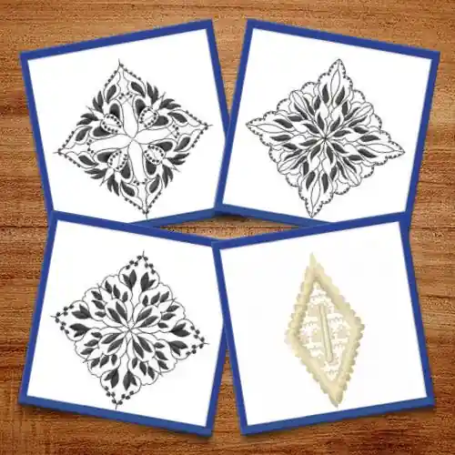 Decorative Diamonds Embroidery design pack by Ann The Gran, Embroidery Packs on EmbroideryDesigns.com Authentic