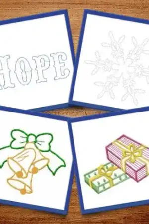 While Supplies Last Christmas Peace Embroidery design pack by Ann The Gran, Embroidery Packs on EmbroideryDesigns.com