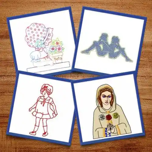 Sweet & Sassy Girls Embroidery design pack by Ann The Gran, Embroidery Packs on EmbroideryDesigns.com Limited Offer