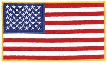Low Price USA Flag Applique Embroidery Design