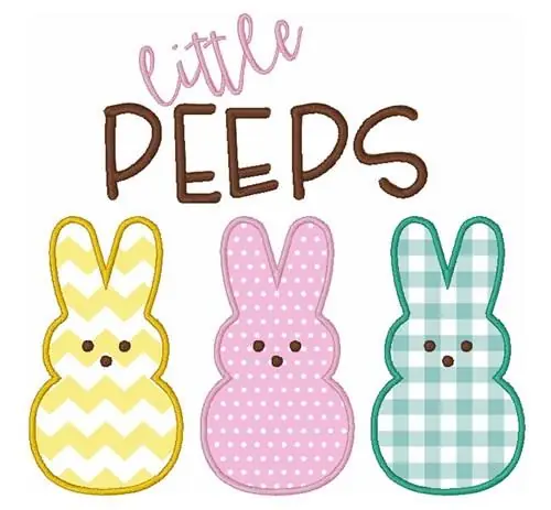 In Demand Little Peeps Applique Embroidery Design