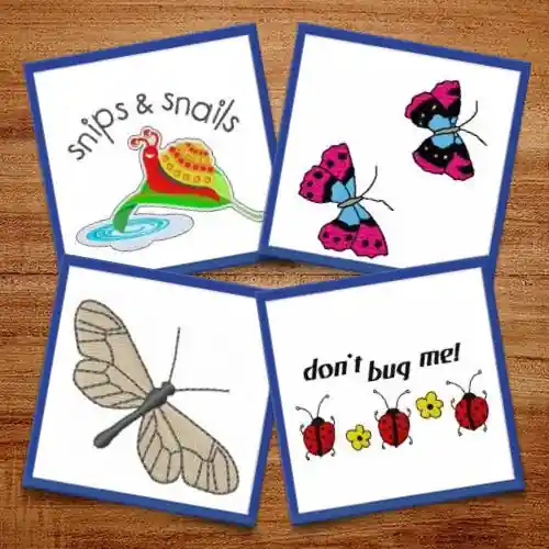 Sale Holiday & Seasonal Bugs Embroidery design pack by Ann The Gran, Embroidery Packs on EmbroideryDesigns.com