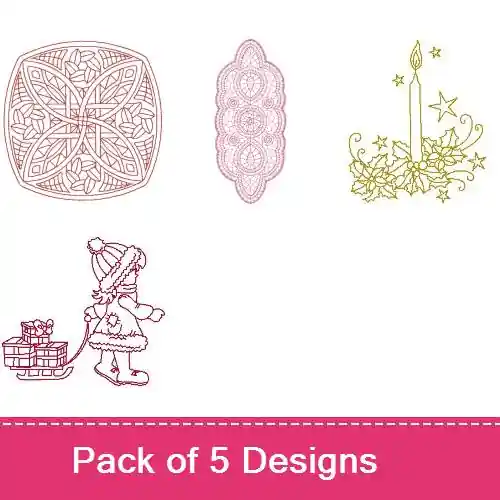 Delicate Outlines Embroidery design pack by Ann The Gran, Embroidery Packs on EmbroideryDesigns.com Professional Grade