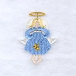Mini Angel Embroidery Design Next Day Delivery