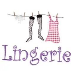 Hanging Lingerie Embroidery Design Hassle-Free Returns