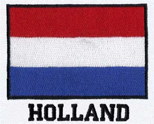 Free Returns Holland Embroidery Design