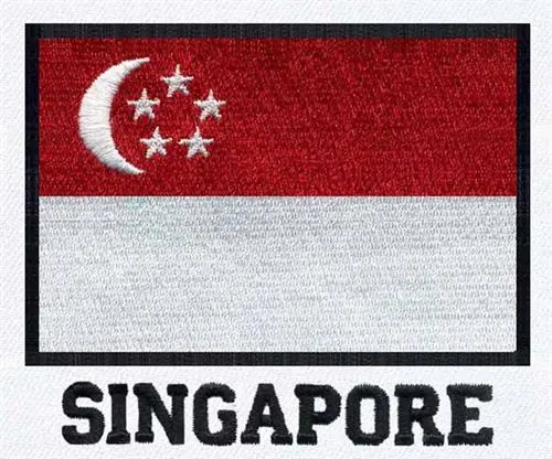 Singapore Embroidery Design Reduced Price