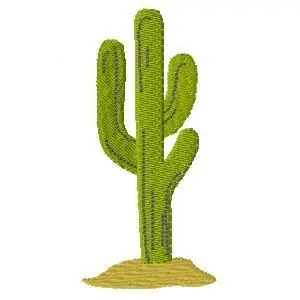 Desert Cactus Embroidery Design Popular
