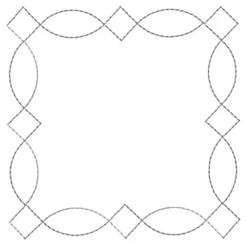 Decorative Square Quilting Embroidery Design Buy Today
