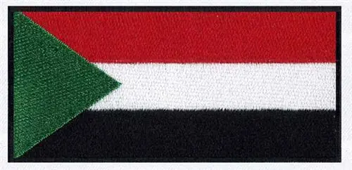 Flag of Sudan Embroidery Design Special Discount