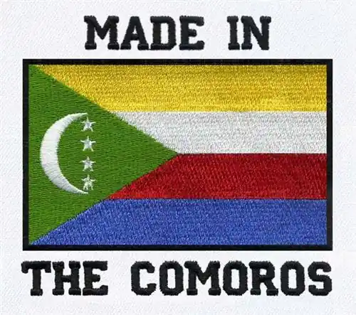 Made in The Comoros Embroidery Design Wholesale