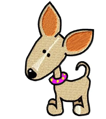 Affordable Chihuahua Dog Embroidery Design