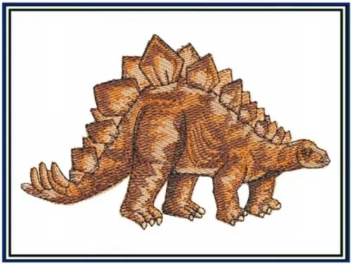 Buy Today Stegosaurus Embroidery Design