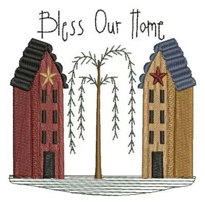 Time-Limited Country Home Embroidery Design