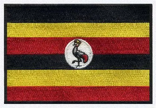 Sale Flag of Uganda Embroidery Design