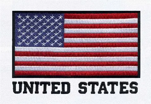 Wholesale United States Embroidery Design