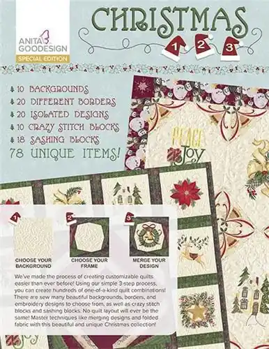 Christmas 1 2 3 Embroidery Project Top Pick