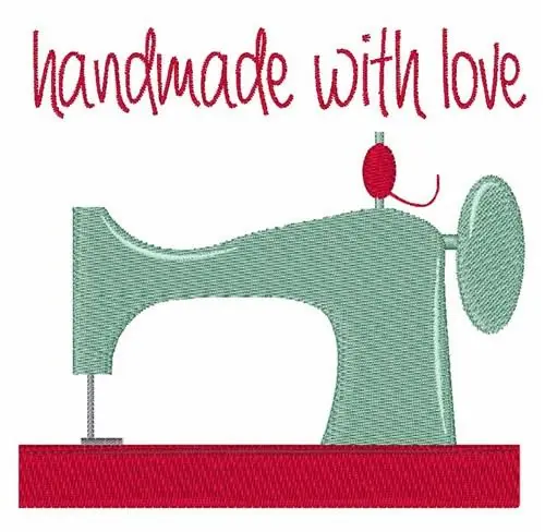Handmade With Love Embroidery Design High Quality