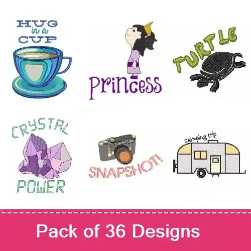 Big Sale Motivation Captions Embroidery design pack by Ann The Gran, Embroidery Packs on EmbroideryDesigns.com