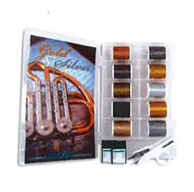 Express Delivery Madeira Supertwist Gold & Silver Spool Kit