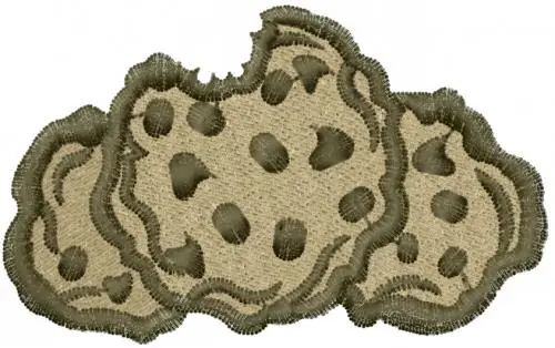 Chip Cookie Embroidery Design Free Delivery