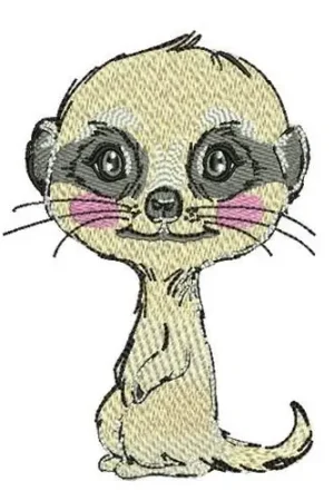 Meerkat Embroidery Design Mega Sale