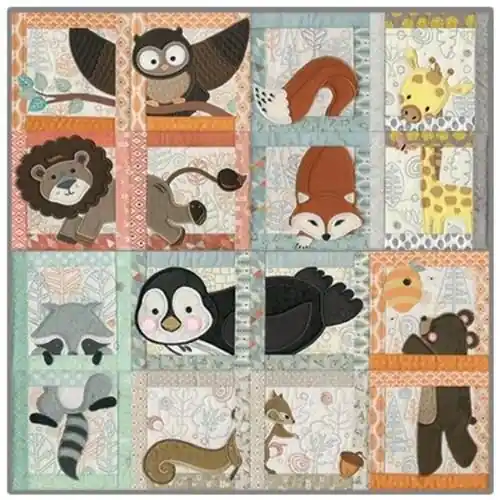 Animal adventure Embroidery Project New Release