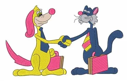 High Quality Business Animals Embroidery Design
