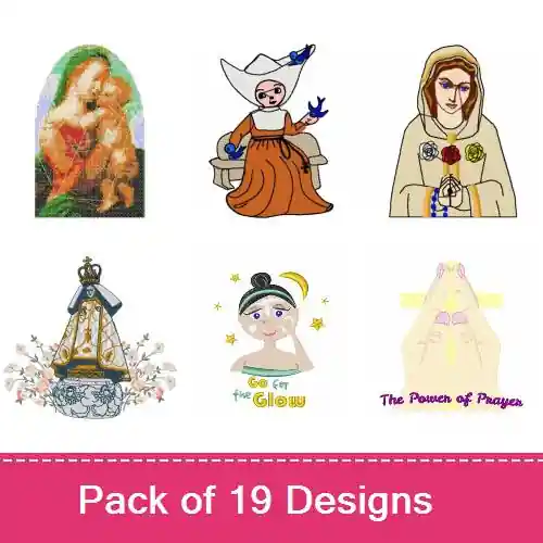 Queens Among Us Embroidery design pack by Ann The Gran, Embroidery Packs on EmbroideryDesigns.com Bulk Order