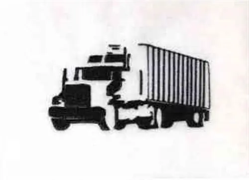18-Wheeler Embroidery Design Fresh Stock