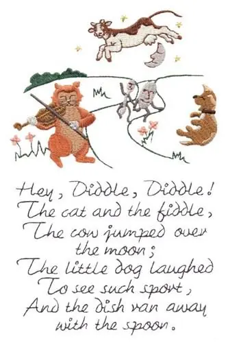 Buy Online Hey Diddle Diddle Embroidery Design