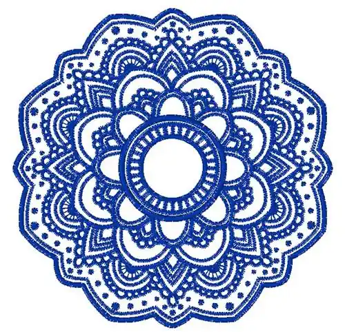 Trusted Brand Mandala Embroidery Design