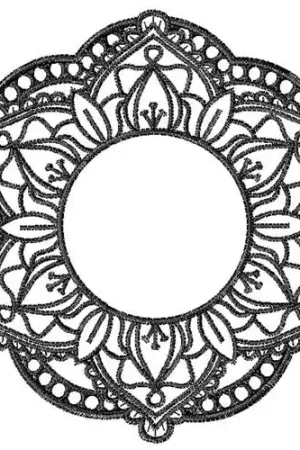Trusted Brand Mandala Embroidery Design